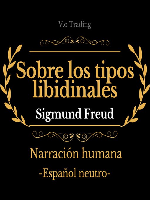Title details for Sobre los tipos libidinales by Sigmund Freud - Available